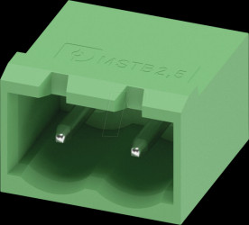 1757242 Leiterplatten-Grundleiste, 2-polig, RM: 5,08 mm