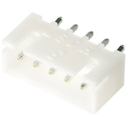 JST 800921 XH Pin Strip 5 Pins 2.50mm Spacing Pre-tinned Click Lock