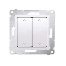 SIMON54 biały DZW2.01/11 Łącznik żaluzj. podwójny