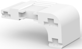 Insulating grommet for 6.35 mm, 3 pole, PA, UL 94V-2, natural, 1969116-1