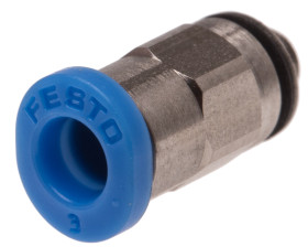 Złączka pneumatyczna Złącze M3 męskie Wciskane 3 mm Festo Adapter gwintowany prosty M3 męskie