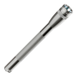 Mag-Lite&#xAE; M3A096 Mini Mag-Lite&#xAE; 2 AAA Krypton Lamp Flashlight - Grey