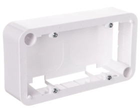 KOS45 Puszka natynkowa podwójna biała 310492