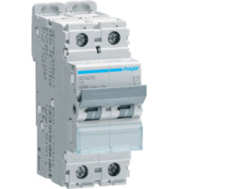 Wyłącznik nadprądowy D 6A 2P 10kA NDN206 HAGER