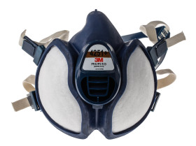 Półmaska Jeden rozmiar Niebieski, biały Półmaska