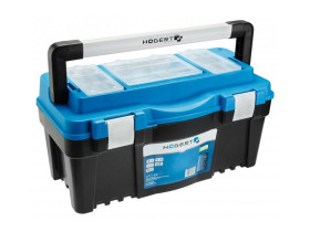 Skrzynka narzędziowa 22" z wysuwanymi organizerami metalowe zawiasy HT7G064 HOEGERT