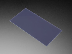 Black LED Diffusion Acrylic Panel - 10.2" x 5.1" (0.1" / 2.6mm thick)