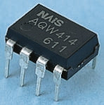 Przekaźnik półprzewodnikowy Montaż na płytce drukowanej 0.1 A Panasonic 400 V MOSFET