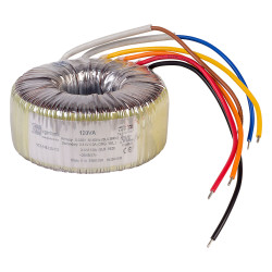 Vigortronix VTX-146-120-112 Toroidal Transformer 230V Single Primary 120VA 0-12V