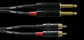 CFU 0,9 PC 2 x cable, jack plug/RCA plug/0.9 m