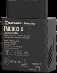 FMC003X4BP01 Terminal tracker, LTE, GPS, OBD-II