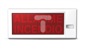 Plafon Ostrzegawczy Optyczno-Akustyczny 84 Db Z Napisem Iss021