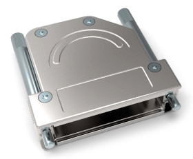 Osłona tylna D-Sub 25, 44 -pinowe Cynk odlewany Kątowy TE Connectivity B