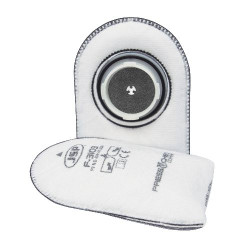 Maska oddechowa S Biały Filtr