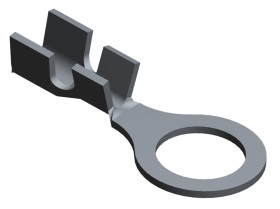 Zacisk oczkowy rozmiar przewodu 2mm² nieizolowany średnica wew 0.323cal TE Connectivity