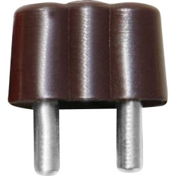 BELI-BECO 61/15br Mini Jack Plug Straight 2.6mm Pin Brown 1 piece