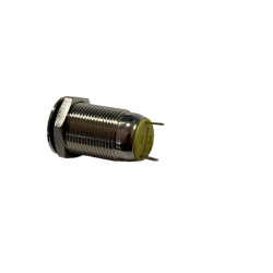 Przełącznik przycisk bistabilny 230V 2A 2-poz 1-tor 1xNO płaski PW12P/B 12mm 2pin
