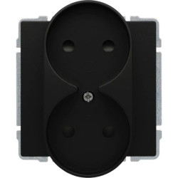 KOS 66 Gniazdo podwójne z przesłoną torów prądowych bez ramki 2x2P 16A 250V 660946