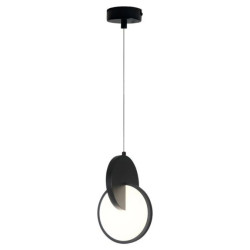 Lampa wisząca Circlo do nowoczesnego salonu źródło LED CTT LP-1311/1P BK Light Prestige