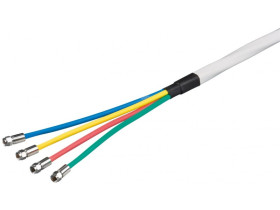 80 zestaw kabel koncentryczny antenowy dB quattro, ekranowanie 2x,...