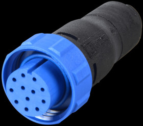 PX0410/12S/6065 Connector, 12-pin, socket