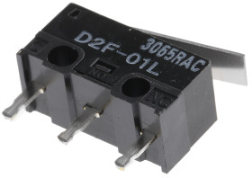 Łącznik Micro z dźwignią Omron SPDT IP40