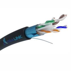 Kabel sieciowy skrętka 25M Extralink CAT6 FTP (F/UTP) V2 Zewnętrzny