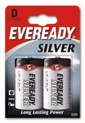 bateria cynkowo-węglowa Eveready Silver R20 D (producent Energizer) (blister) - 2 sztuki