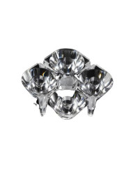 Soczewka LED punktowa 4-LEDowa Bezbarwny Metakrylan polimetylu (PMMA) Okrągły, Ledil, seria: SPORT-2X2