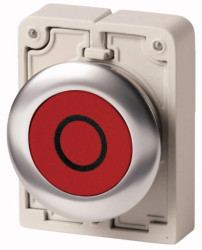 Napęd przycisku 30mm płaski czerwony /O/ bez samopowrotu M30C-FDR-R-X0 182936