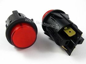 PRZEŁ.<27>CZER.16A/250V PODŚW.12V BISTA.