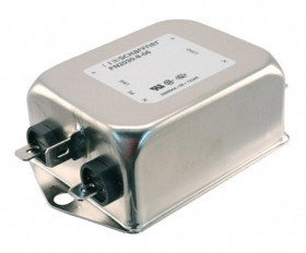 Filtr EMI 8A 1-fazowy 680kΩ 250 V AC/DC 400Hz 8 mH Schaffner Montaż w obudowie