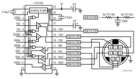 Single 5V AppleTalk Transceiver