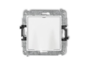 Mechanizm wypustu kablowego biały mat 25MWPK KARLIK