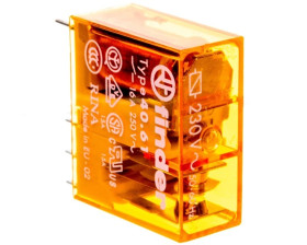 Przekaźnik miniaturowy 1P 16A 230V AC AgCdO 40.61.8.230.0000