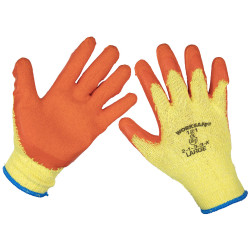Worksafe TSP121L/6 Super Grip Knitted Gloves Latex Palm (Large) - Pk 6 Pairs