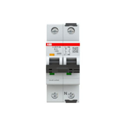 Wyłącznik nadprądowy MCB, Typ D, 1+N, 3A, 240V, 72V, ABB, S300P