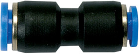 Hose connector, L 39.4 mm, 10 bar, plastic/brass, for hose outer Ø 10/8 mm, 109804