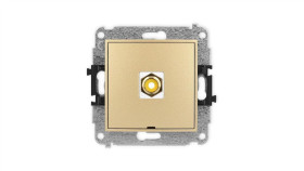 Icon Mechanizm Gniazda Pojedynczego Rca, Bez Pola Opisowego (Typu Cinch -...