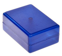 Z-23B-n Obudowa z tworzywa Z23Bn wymiary: 84x59x37mm - półprzezroczysta, niebieska - ABS