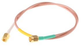 Kabel koncentryczny złącze A SMA złacze B SMA długość 500mm typ kabla RG316 Z zakończeniem