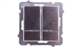 Sonata Łącznik Żaluzjowy Z Podświetleniem Stal Inoxłp-7Rms/M/37