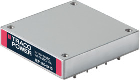 DC converter, 43-160 VDC, 182 W, 1 output, 48 VDC, 90 % efficiency, TEP 160-7218WIR