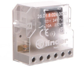 Przekaźnik bistabilny dopuszkowy 1 kanałowy 1Z 10A 250V, 24VAC 26.01.8.024.0000