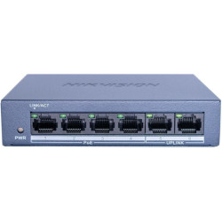 Switch PoE 4xPoE + 2 x Uplink Do Kamer IP DS-XS0106-P/Polish