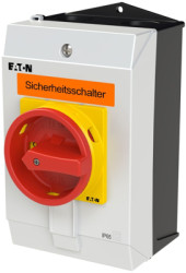 Safety switch, rotary actuator, 3 pole, 25 A, (W x H x D) 100 x 180 x 125 mm, 207310