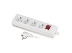 Przedłużacz 4 gniazda z uziemieniem i wyłącznikiem 3m
