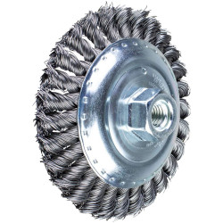 PFERD 43317001 Cone Brush steel Wire &#xD8; 0.50 mm for angle grinder