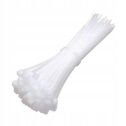 OPASKI ZACISKOWE TRYTYTKI 3x100 1000 SZTUK BIAŁE