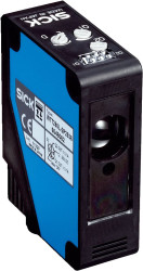 Czujniki fotoelektryczne Tłumienie tła w obudowie prostokątnej SICK PNP zakres 200 mm → 18 m Światło czerwone